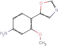 3-Methoxy-4-(1,3-oxazol-5-yl)aniline