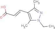 3-(1-Ethyl-3,5-dimethyl-1H-pyrazol-4-yl)prop-2-enoic acid