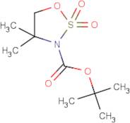4,4-Dimethyl-1,2,3-oxathiazolidine 2,2-dioxide, N-BOC protected