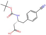 (R)-3-((tert-Butoxycarbonyl)amino)-4-(4-cyanophenyl)butanoic acid