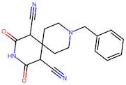 9-Benzyl-2,4-dioxo-3,9-diazaspiro[5.5]undecane-1,5-dicarbonitrile