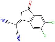 2-(5,6-Dichloro-3-oxo-2,3-dihydro-1H-inden-1-ylidene)malononitrile