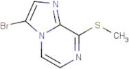 3-Bromo-8-(methylthio)imidazo[1,2-a]pyrazine