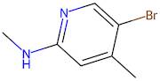 5-Bromo-2-methylamino-4-picoline