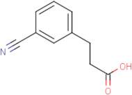 3-Cyano-benzenepropanoic acid