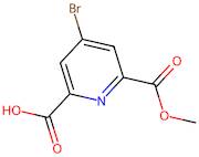 4-Bromo-6-(methoxycarbonyl)picolinic acid