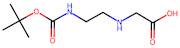 2-((2-((tert-Butoxycarbonyl)amino)ethyl)amino)acetic acid