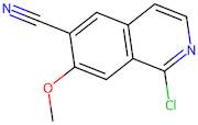 1-Chloro-7-methoxyisoquinoline-6-carbonitrile