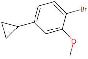 1-Bromo-4-cyclopropyl-2-methoxybenzene