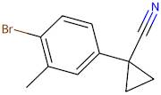 1-(4-Bromo-3-methylphenyl)cyclopropane-1-carbonitrile