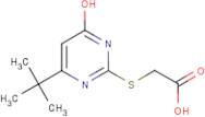 6-tert-Butyl-2-(carboxymethylthio)-4-hydroxypyrimidine
