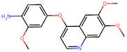 4-[(6,7-dimethoxy-4-quinolinyl)oxy]-2-methoxy-Benzenamine