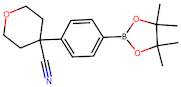 4-(4-(4,4,5,5-Tetramethyl-1,3,2-dioxaborolan-2-yl)phenyl)tetrahydro-2H-pyran-4-carbonitrile