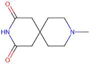 9-Methyl-3,9-diazaspiro[5.5]undecane-2,4-dione