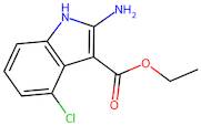 Ethyl 2-amino-4-chloro-1H-indole-3-carboxylate