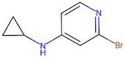 2-Bromo-N-cyclopropylpyridin-4-amine