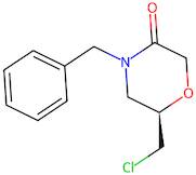 (R)-4-benzyl-6-(chloromethyl)morpholin-3-one