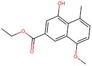 Ethyl 4-hydroxy-8-methoxy-5-methyl-2-naphthoate