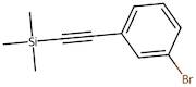 ((3-Bromophenyl)ethynyl)trimethylsilane