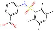 3-((2,3,5,6-Tetramethylphenyl)sulfonamido)benzoic acid