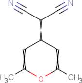 (2,6-Dimethyl-4h-pyran-4-ylidene)malononitrile
