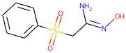 (Benzenesulphonyl)acetamide oxime