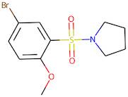 4-Bromo-2-(pyrrolidin-1-ylsulphonyl)anisole