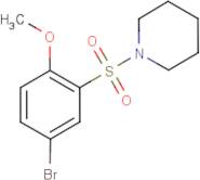 4-Bromo-2-(piperidin-1-ylsulphonyl)anisole