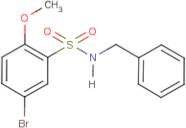 N-Benzyl-N-5-bromo-2-methoxybenzenesulphonamide