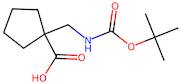 1-(((Tert-butoxycarbonyl)amino)methyl)cyclopentane-1-carboxylic acid