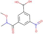 3-[(N-Methoxy-N-methylamino)carbonyl]-5-nitrobenzeneboronic acid