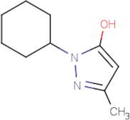 2-Cyclohexyl-5-methyl-2H-pyrazol-3-ol