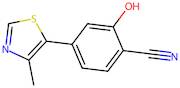 2-Hydroxy-4-(4-methylthiazol-5-yl)benzonitrile