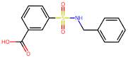 3-[[(Phenylmethyl)amino]sulfonyl]benzoic acid