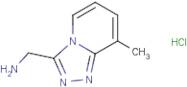 C-(8-Methyl-[1,2,4]triazolo[4,3-a]pyridin-3-yl)-methylamine hydrochloride