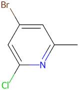 4-Bromo-2-chloro-6-methylpyridine