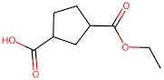 3-(Ethoxycarbonyl)cyclopentanecarboxylic acid