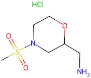 (4-(Methylsulfonyl)morpholin-2-yl)methanamine hydrochloride