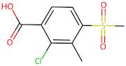 2-Chloro-3-methyl-4-(methylsulfonyl)benzoic acid