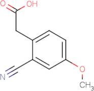 2-(2-Cyano-4-methoxyphenyl)acetic acid