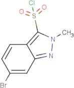 6-Bromo-2-methyl-2h-indazole-3-sulfonyl chloride