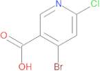 4-Bromo-6-chloronicotinic acid