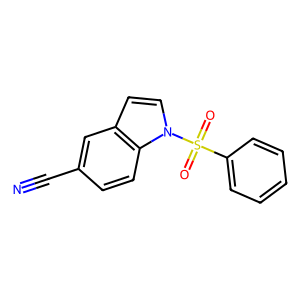 1-(Phenylsulfonyl)-1H-indole-5-carbonitrile