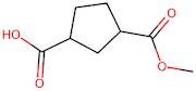 3-(Methoxycarbonyl)cyclopentane-1-carboxylic acid