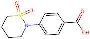 4-(1,1-Dioxido-1,2-thiazinan-2-yl)benzoic acid