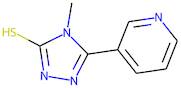 4-Methyl-5-(pyrid-3yl)-4H-1,2,4-triazole-3-thiol