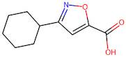 3-Cyclohexylisoxazole-5-carboxylic acid