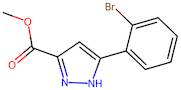 Methyl 5-(2-bromophenyl)-1H-pyrazole-3-carboxylate