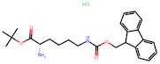 (S)-tert-Butyl 6-((((9H-fluoren-9-yl)methoxy)carbonyl)amino)-2-aminohexanoate hydrochloride