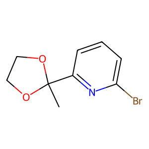 2-Bromo-6-(2-methyl-1,3-dioxolan-2-yl)pyridine